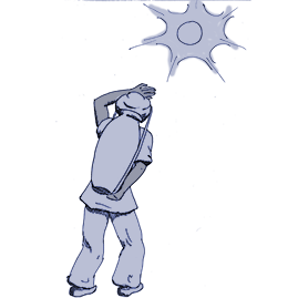 De waterdrager bezorgde 's middags bij de bankier