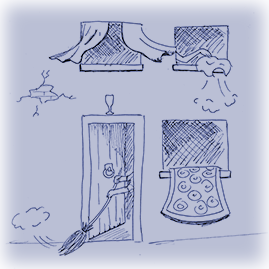 De herbergier maakte extra kamers klaar